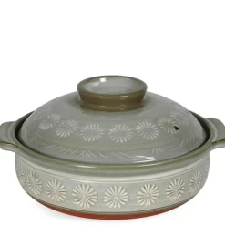 MIYA Company Hana-Mishima Donabe Casserole, 135 Oz.