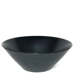 MIYA Company Iron Glaze Black Matte 8" Ramen Noodle Bowl at Miya