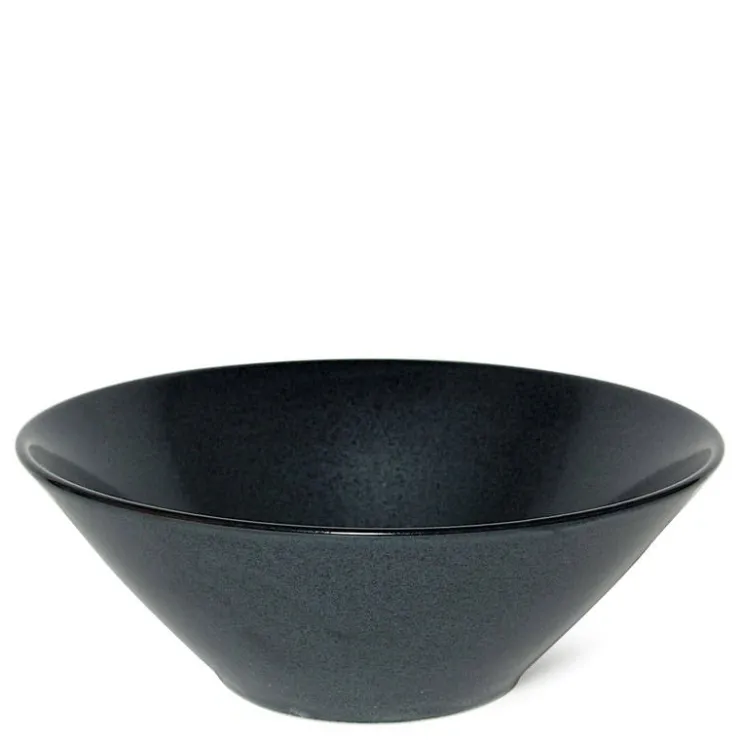MIYA Company Iron Glaze Black Matte 8" Ramen Noodle Bowl at Miya