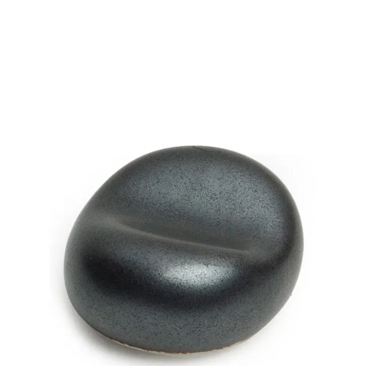 MIYA Company Iron Glaze 1.25" Pebble Chopstick Rest at Miya