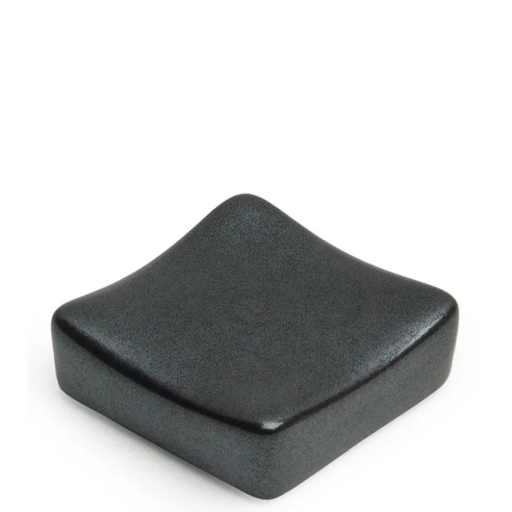 MIYA Company Iron Glaze 1.25" Sq. Chopstick Rest at Miya