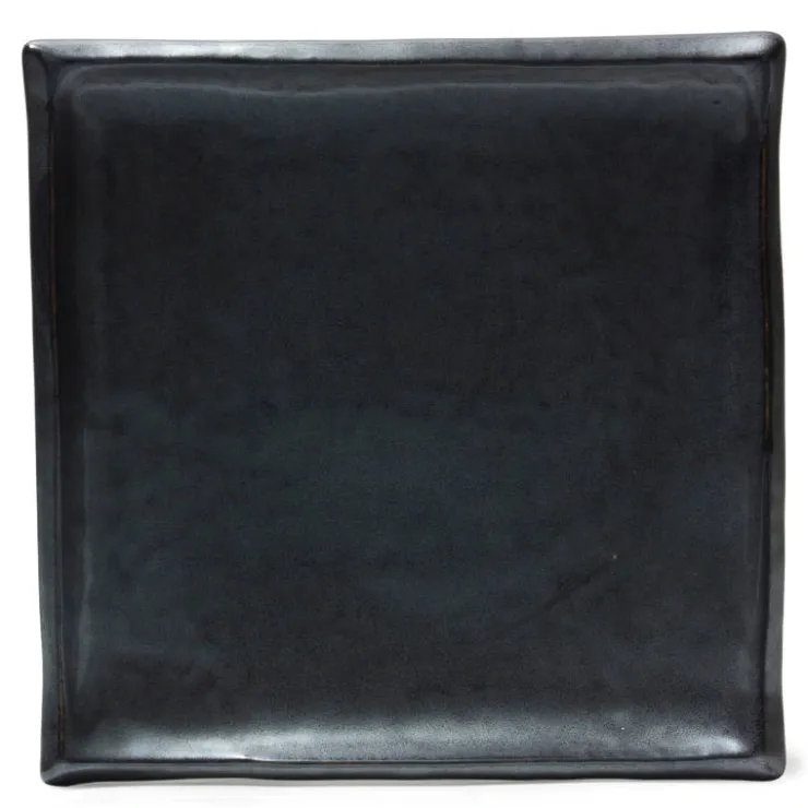 MIYA Company Iron Glaze 9" Square Dinner Plate at Miya