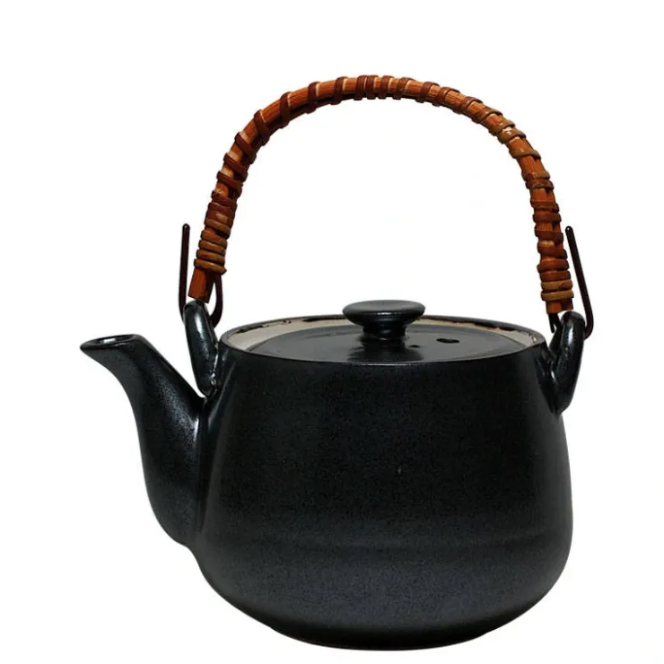 MIYA Company Iron Glaze 6" x 4.5" x 7" h 22 oz. Teapot at Miya