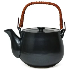 MIYA Company Iron Glaze 7.5" x 5.5" x 8"h 38 oz. Teapot at Miya