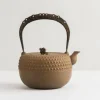 MIYA Company Iwachu Kettle Tetsubin Gravel Turtleshell Brown