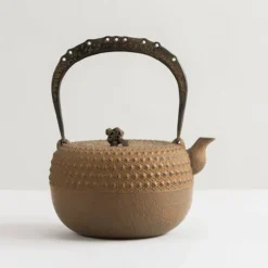MIYA Company Iwachu Kettle Tetsubin Gravel Turtleshell Brown