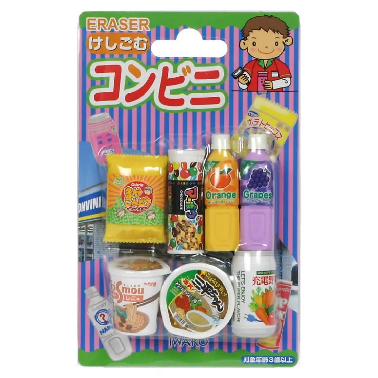MIYA Company Iwako Convenience Store Eraser Pack