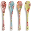 MIYA Company Japanese Kimono Floral Dessert Spoon Set available at Miya