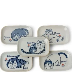 MIYA Company Kabamaru Rectangle Plate Set/5