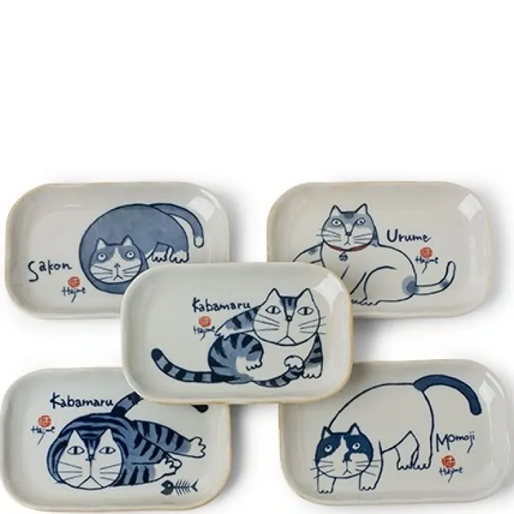 MIYA Company Kabamaru Rectangle Plate Set/5
