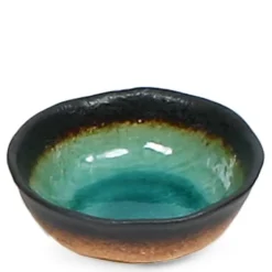 MIYA Company Kosui Green 5" Shallow Bowl at Miya.