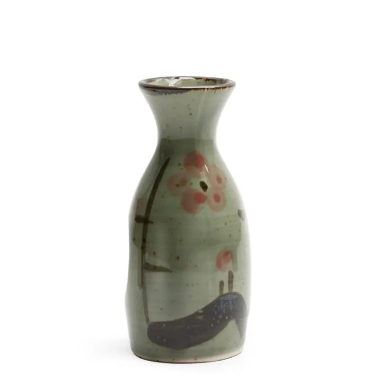 MIYA Company Mashiko Plum Oribe Sake Bottle Made in Japan
