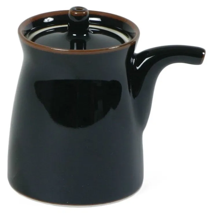 MIYA Company Mori Black G-type Sauce Pot at Miya