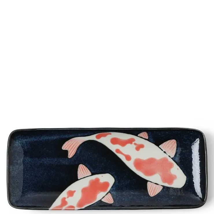 MIYA Company Namako Koi Rectangle Plate