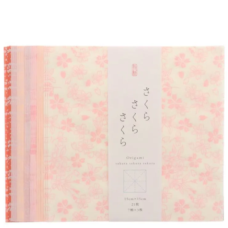 MIYA Company Origami Paper Washi Sakura 6"