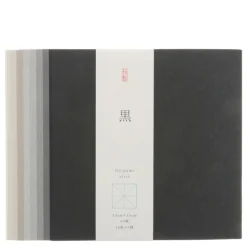 MIYA Company Origami Paper Washi 10-Shades of Black