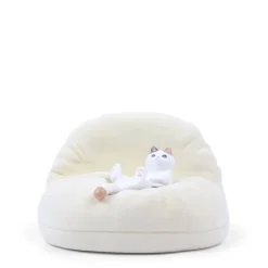 MIYA Company Phone Stand Cat on Beanbag Yellow
