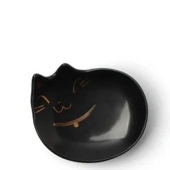 MIYA Company Plate Mini Black Cat with Gold