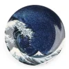 MIYA Company Plate Namako Blue Great Wave 10"