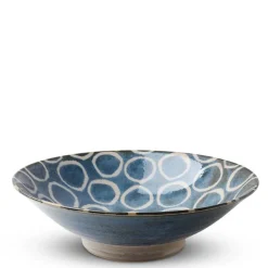 MIYA Company Rustic blue and brown tableware collection made in Japan available at Miya.