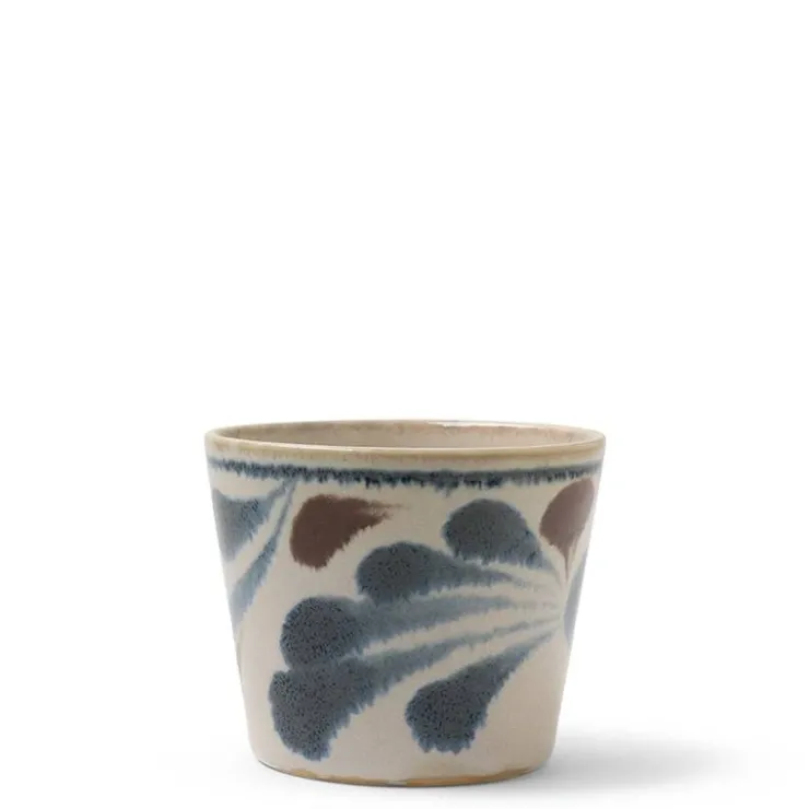 MIYA Company Rustic Blue Vines Soba Cup