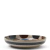 MIYA Company Rustic Dots 7.75" Shallow Bowl