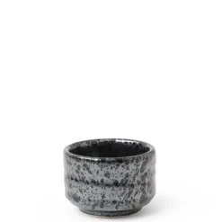 MIYA Company Sake Cup 2.5 oz. Metallic Black