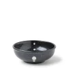 MIYA Company Satin Black White Dots Sauce Bowl