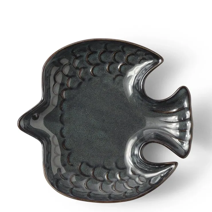 MIYA Company Sauce Dish Bird Black