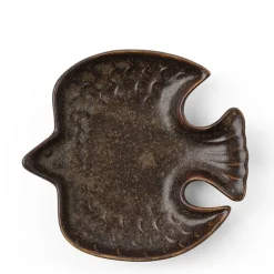 MIYA Company Sauce Dish Bird Brown