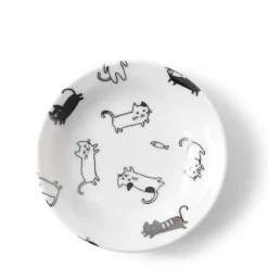 MIYA Company Sauce Dish Cats Playing