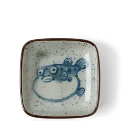 MIYA Company Sauce Dish 3.5" Puffer Fish