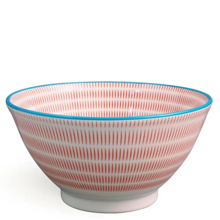 MIYA Company Sen Colors Red 7.5" Ramen Noodle Bowl from Japan at Miya.