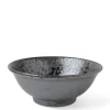 MIYA Company Silver Blue Granite Design Bowl 8-1/2"