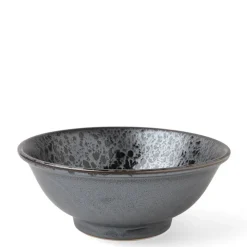 MIYA Company Silver Blue Granite Design Bowl 8-1/2"