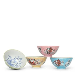 MIYA Company Snappers 4.25" Rice Bowl Set