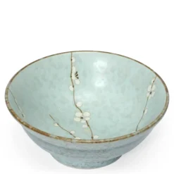 MIYA Company Spring Blossoms 8.25" Flared Ramen Noodle Bowl from Japan at Miya