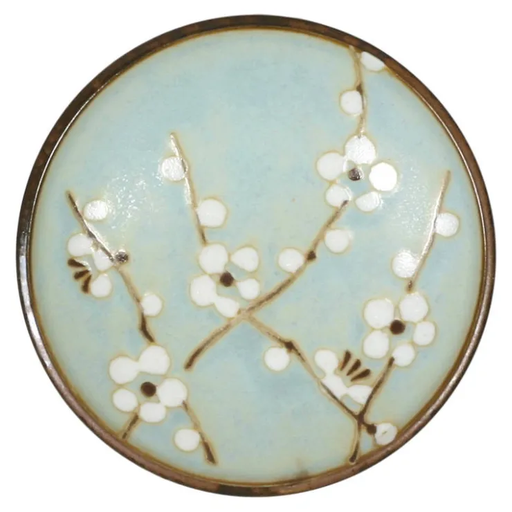 MIYA Company Spring Blossoms 4" Round Plate