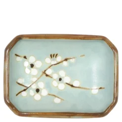 MIYA Company Spring Blossoms 3.5" X 2.5" Sauce Dish