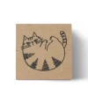 MIYA Company Stamp Cat Curled Up