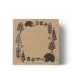 MIYA Company Stamp Hedgehog Forest Circle