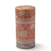 MIYA Company Tea Canister Brocade Peony Red