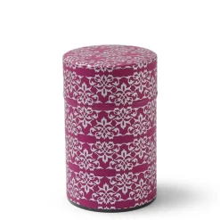 MIYA Company Tea Canister Fuschia/Silver Bar