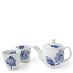 MIYA Company Tea Set Blue Rose