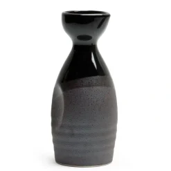 MIYA Company Tenmoku Hankake 8 Oz. Sake Bottle