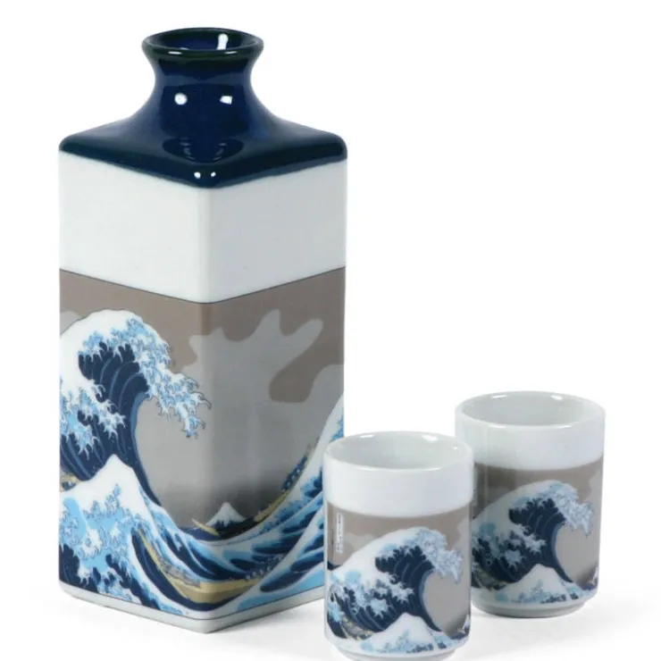 MIYA Company The Great Wave Sake Set at Miya