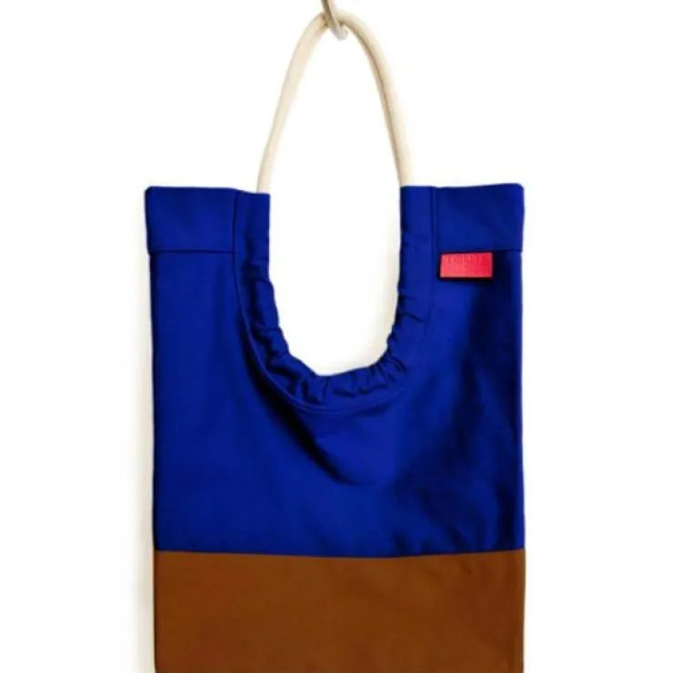 MIYA Company TOUTE Bag Tote Cobalt/Hazelnut