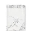 MIYA Company Towel Black & White Rabbits