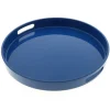 MIYA Company Tray Blue Round 13-1/2"
