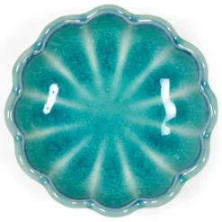 MIYA Company Turquoise Blue Mum 3.5" Bowl